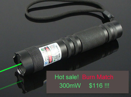 Hotsales! high power 300mW Green Laser Pointer